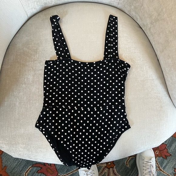Nasty Gal Tops - Nasty gal bodysuit polka dot!